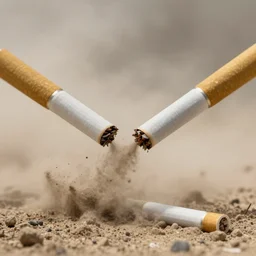 cigarettes fighting dust storm, photorealistic, kodak portra, ultra detailed