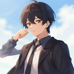 hot anime boy trending on artstation and pixiv, high quality detailed 4k HD