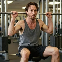 keanu reeves goes to the gym,