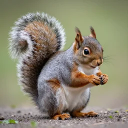 a fluffy squirrel by sophie anderson