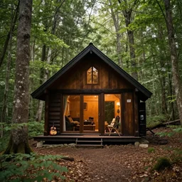 our cabin in the woods