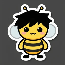 cute miss bleach sticker art, cronobreaker, beeple