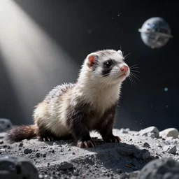 a ferret in space