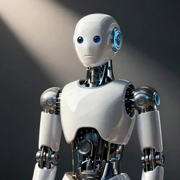 attractive looking robot, smooth artstyle