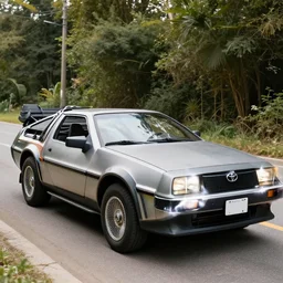 delorean mixed with toyota highlander