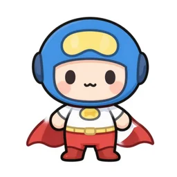 cute miss mascot amagara amagara amaura super hero sticker art, cronobreaker, beeple game icon