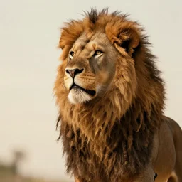 illustration of an epic looking lion with a mane of rasta dreadlocks staring into the distance