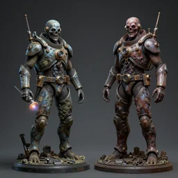 airbrushed supernova radiation machines by jack kirby & alex ross, fine art masterpiece baked at 3 0 0 f, matte painting, cold lighting, aged with mold, award winning horror, photorealistic render, cinematic