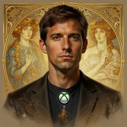 a film still portrait of phil spencer, x - box, phil spencer microsoft, dark skin, fantasy, intricate, elegant, highly detailed, digital painting, artstation, concept art, sharp focus, illustration, art by artgerm and greg rutkowski and alphonse mucha, 4 k
