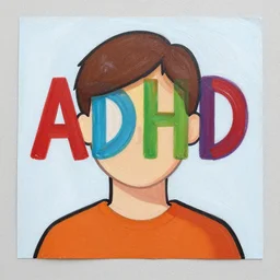 a painted representation of adhd