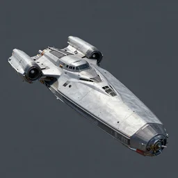 a starship in the style of Command & Conquer