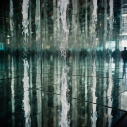 endless mirror, faded reflection, time melting