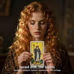 ''tarot card, occult, the lovers, women, romantic, weird, mystic, mysterious, 19th century''