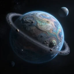 bizarre alien planet, 8 k wallpaper, digital art, deep