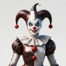 front shot of a court jester!! character, by artgerm greg rutkowski gustave dore, octane render, polished!, glossy!, holographic metallic, bionic futurism, galactic robotic cyborg, 8 5 mm f 1. 8 lit edges, ominous elegant luminous precise quartz highly detailed concept, polygonal shards, artstation sharp focus ray tracing cinematic masterpiece fine portrait