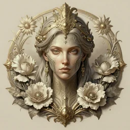 symmetry!! portrait of floral! borderlands 3 psycho, intricate, elegant, highly detailed, digital painting, artstation, concept art, smooth, sharp focus, illustration, art by artgerm and greg rutkowski, 8 k