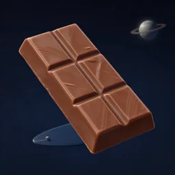 chocolat bar surfing in space