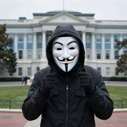anonymous guy fawkes mask hacker, hacking the pentagon