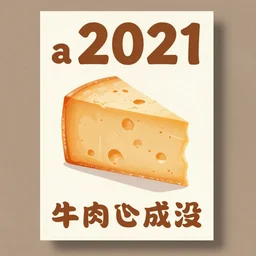 a 2 0 2 1 poster advertising cheese
