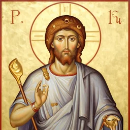 Orthodox icon depicting Dionysus