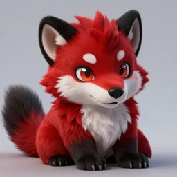 furry commission < handsome fursona > male ] furry - fandom < red & black > furred * anthropomorphic - fursona - stoat _ photorealistic