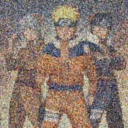 digital painting of naruto characters in world war 1