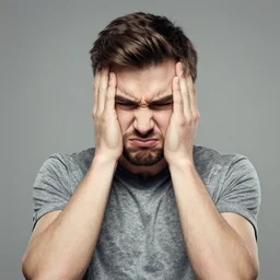 pathetic angry man photo