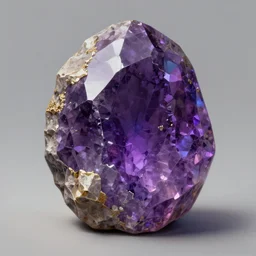a detailed digital art of a shiny ametyst stone, by justin gerard and victo ngai, digital art, realistic painting, very detailed, fantasy, dnd, trending on artstation