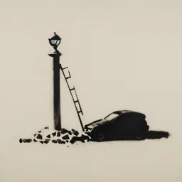 still life by banksy