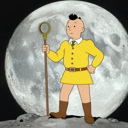 tintin on the moon racket