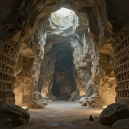 modern catacombs, digital painting, highly detailed, concept art, trending on artstation, epic composition, sharp focus, flawless render, masterpiece, volumetric lighting