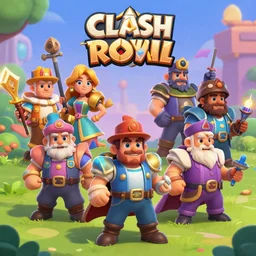 clash royal style characters