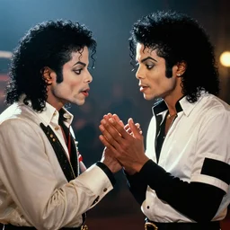 michael jackson talking to the jacksons 5 afro michael jackson, movie still 8 k hdr atmospheric lighting