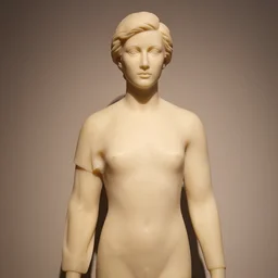 uma thurman as a wax figure