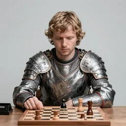 magnus carlsen wearing viking armor