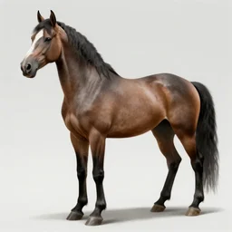 Full body portrait of a horse body with a human chest and head, dnd character design concept art, hyper detailed.