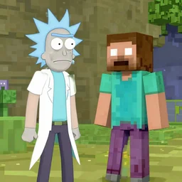 rick and morty minecraft
