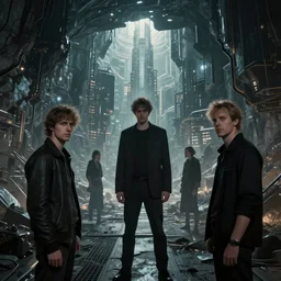 technological cityscape deep underground, andreas achenbach, artgerm, mikko lagerstedt, zack snyder, tokujin yoshioka
