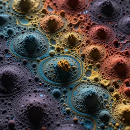 : reaction diffusion pattern Hyper color macro detail