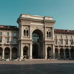 piazza san carlo in turin in the style of blade runner, cyberpunk, sharp focus, matte painting, artstation
