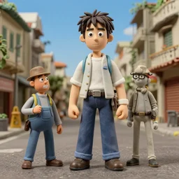 fall of saigon by katsuhiro otomo, tex avery, highly detailed, hyperrealistic, claymation