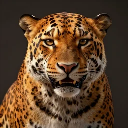 🐆 with a mustache, hyper detailed, digital art, trending in artstation, cinematic lighting, studio quality, smooth render, unreal engine 5 rendered, octane rendered, by sergey grechanyuk