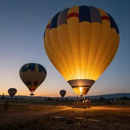 a hot air balloon proposal