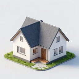 a house rotated 0 degrees