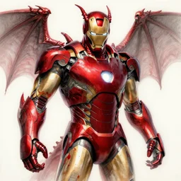 a sketch of a humanoid shadow demon based off of a iron man dragon dragon dragon dragon robot dragon dragon robot suit iron man | venom movie, dragon, blood red color, paint smears | ~ ~ cinematic ~ ~ lighting | award - winning | closeup portrait | by donato giancola and mandy jurgens and charlie bowater | featured on artstation | pencil sketch