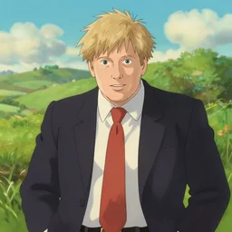 Boris Johnson by Studio Ghibli