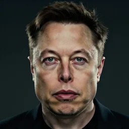 film still of elon musk as a supervillain, highly detailed face, cinematic