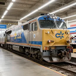 walmart, csx train inside