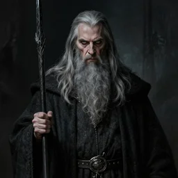 portrait of gandalf, dark and mysterious and eerie and ominous character, cinematic, epic, highly detailed, intricate, illustration, artwork by marcus whinney and greg rutkowski
