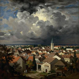 nuremberg, painting by giorgo de chirico